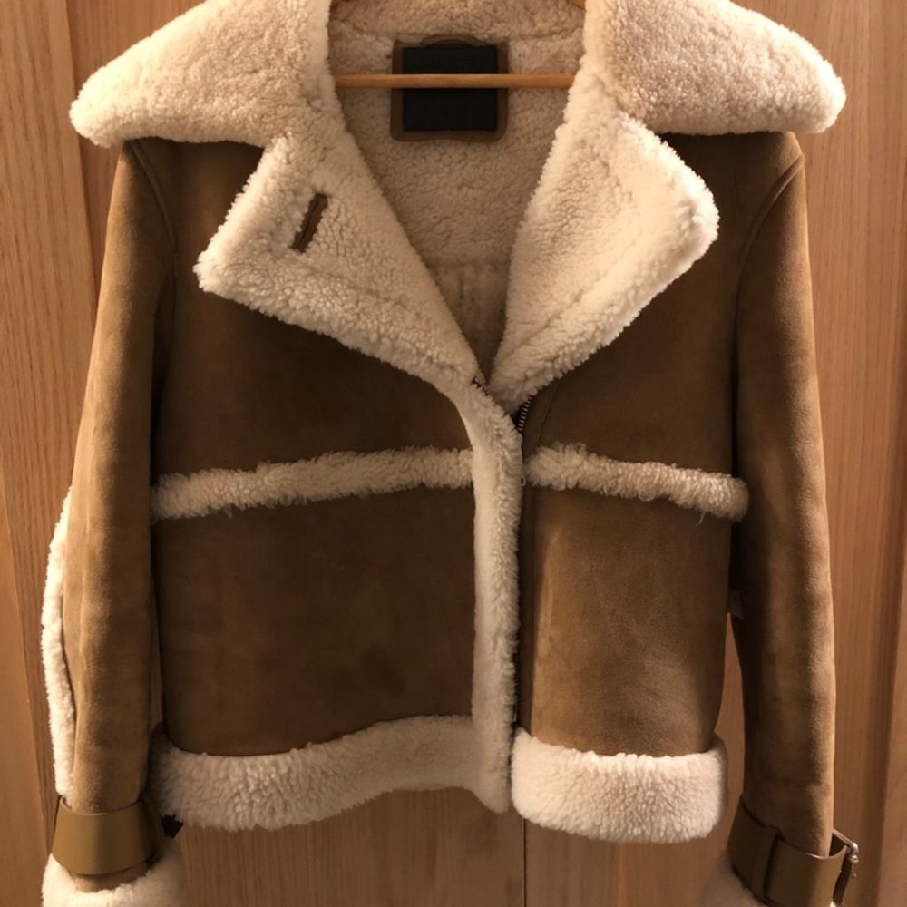 All Saints Farley Shearling Jacket/Coat